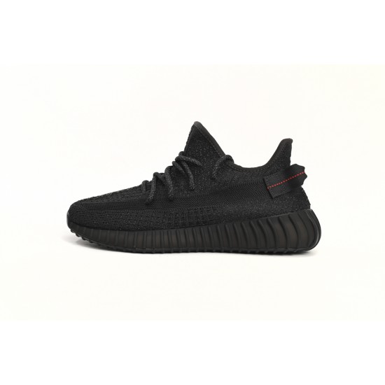 Yeezy Boost 350 V2 Static Black Reflective For Women And Men Running Shoes FU9007