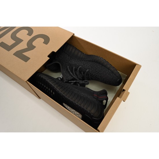 Yeezy Boost 350 V2 Static Black Reflective For Women And Men Running Shoes FU9007