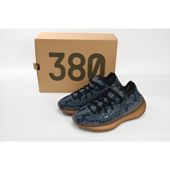 Yeezy Boost 380 Blue Copper Brown Black For Women And Men Shoes GZ0454