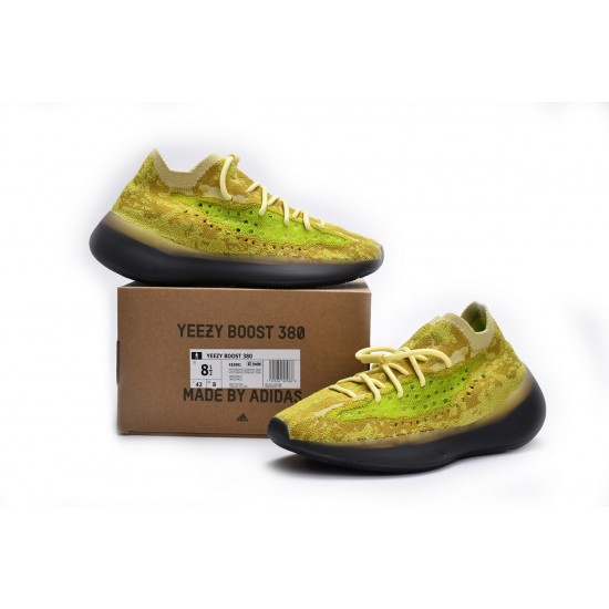 Yeezy Boost 380 Hylte Glow Green Yellow For Women And Men Shoes FZ4991