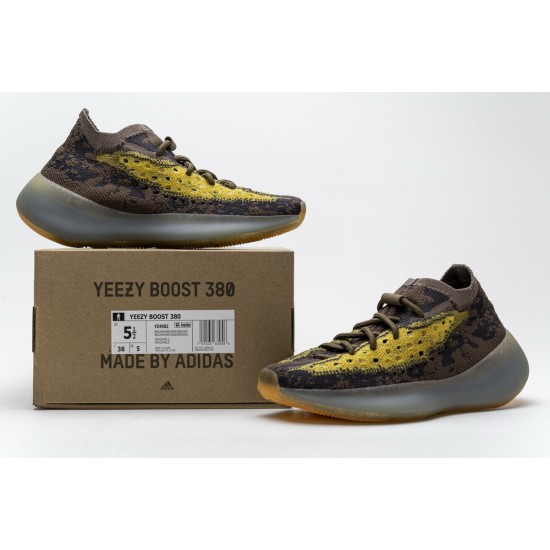 Yeezy Boost 380 Lmnte Brown Yellow For Women And Men Shoes FZ4982